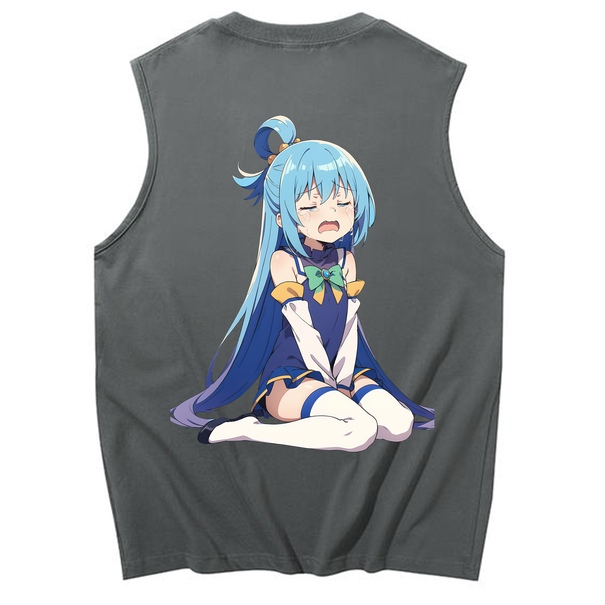 （画像用） 転スラ Regarding Reincarnated to Slime コットン100％タンクトップ（背面プリント）